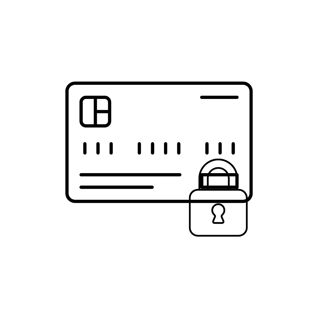 Une image d'une carte de crédit, symbole de notre paiement sécurisé et de la protection de vos informations lors de vos achats en ligne.