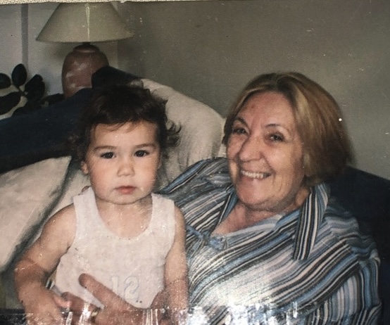 Photo de ma grand-mère et moi